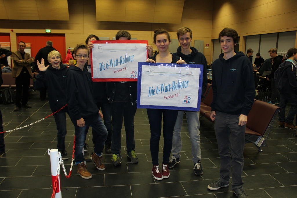 Lego-Team bei der FLL 2014